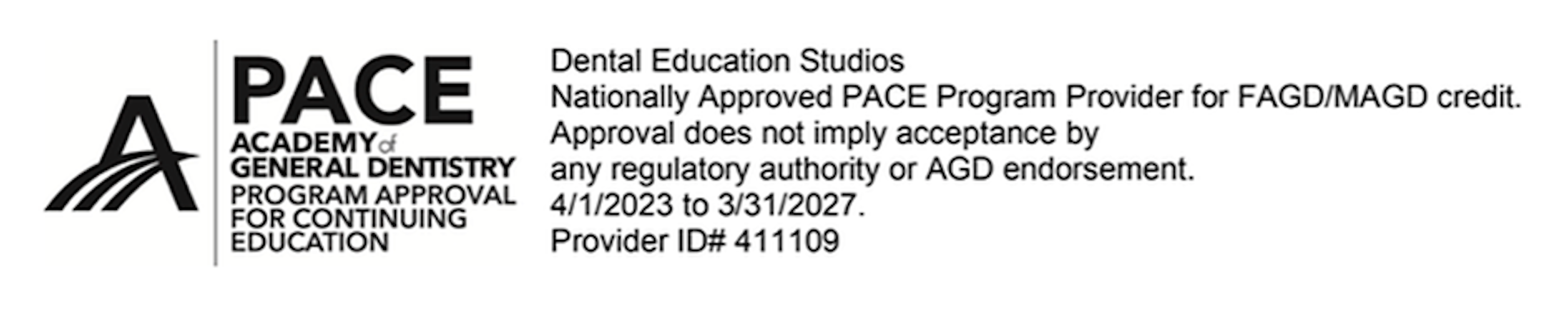 AGD PACE Approved Provider